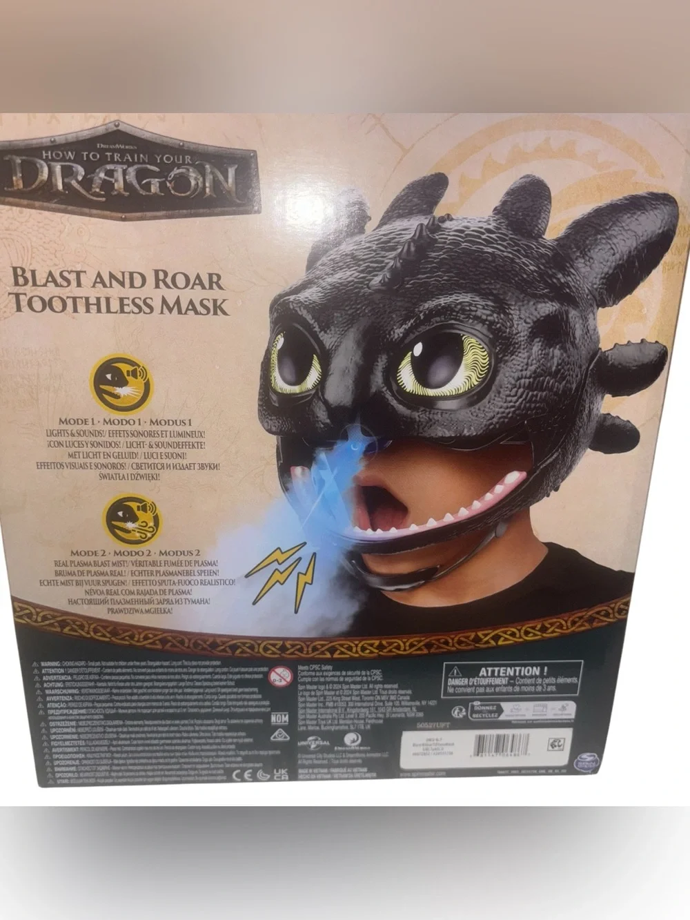 How to Train Your Dragon Toothless Blast & Roar Mask